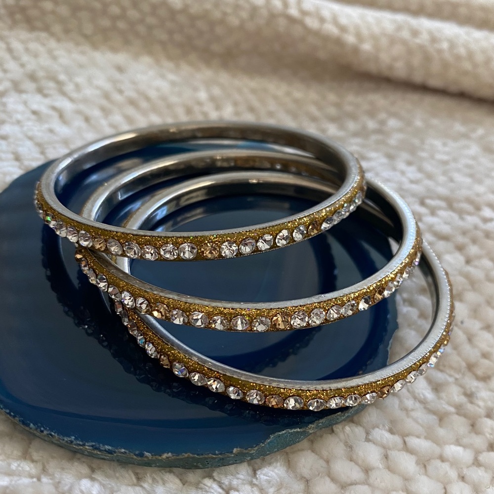 Crystal Studded Bracelets From India